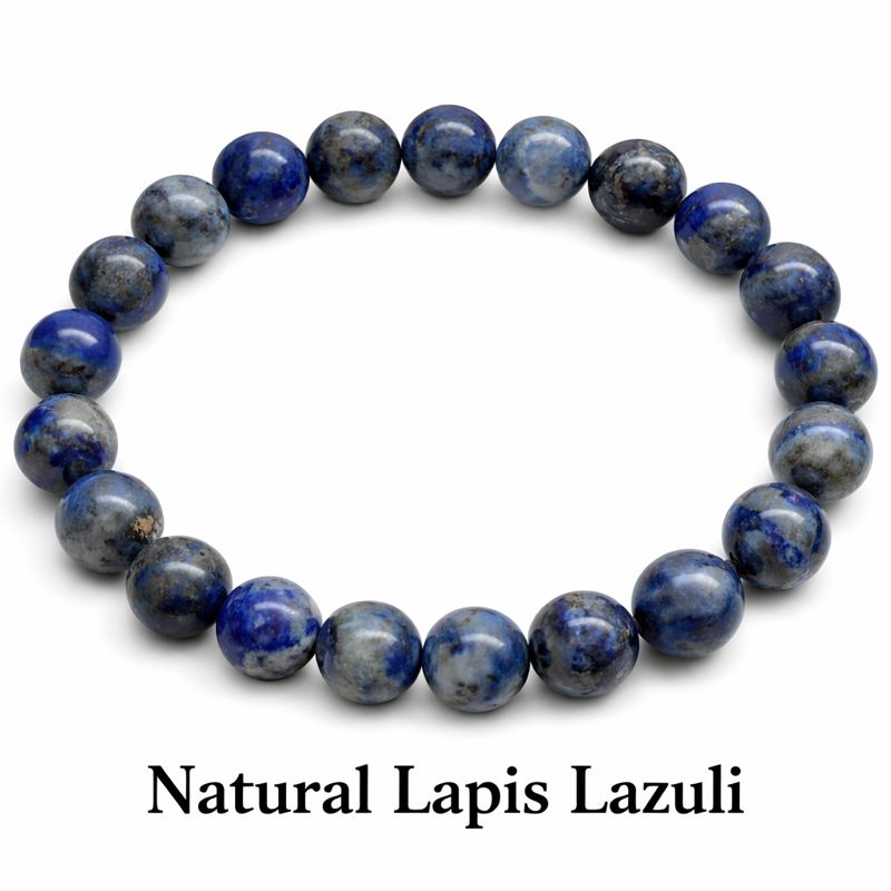 Ganesham Natural Lapis Lazuli Healing Bracelet – Power of Wisdom & Truth